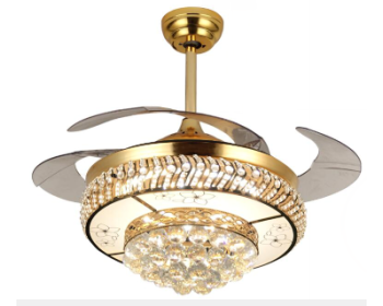 Đèn pha lê quạt trần DQHN--YQ- 167